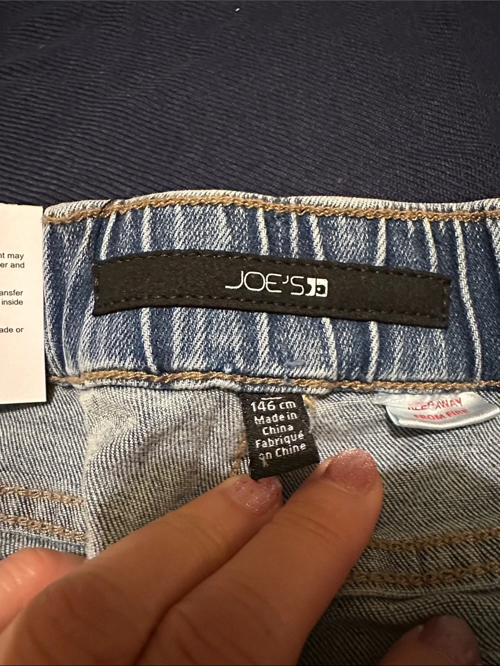 Joe's Jeans Light Blue Denim Waistband Shorts